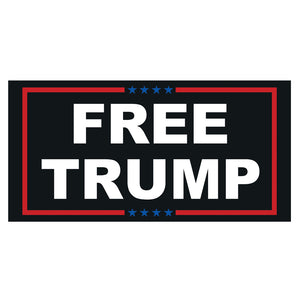 Free Trump Bumper Sticker
